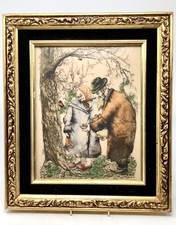 Original handpainted etching for sale  Huntington Station