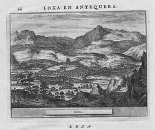 Loja Andalucía España Grabado Kupferstich 1707 comprar usado  Enviando para Brazil