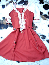 Trachten kleid rot gebraucht kaufen  Deutschland