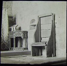Usado, Lanterna mágica de vidro slide JARROW IGREJA CAMAS CADEIRA NO2 C1890 FOTO INGLATERRA  comprar usado  Enviando para Brazil
