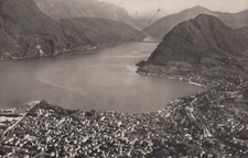 Cartolina lugano ticino usato  Bologna