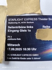 starlight express 2 tickets gebraucht kaufen  Schenefeld