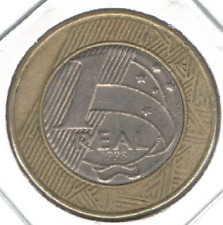 Moeda Brasil 1 real 1998 - KM# 652 - EB767 comprar usado  Brasil 
