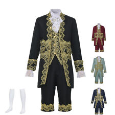 Traje cosplay masculino do século XVIII roupa renascentista vitoriana roupa rococó comprar usado  Enviando para Brazil