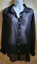 Chiffon button blouse for sale  WEST BROMWICH