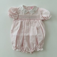 Romper Petit Ami 3 meses bebê menina rosa mão batido bolha, usado comprar usado  Enviando para Brazil