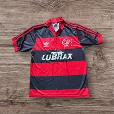 Usado, CAMISA DE FUTEBOL Adidas vintage original flamengo 1990/92 home shirt 40-42 comprar usado  Enviando para Brazil