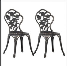 Vidaxl bistro chairs for sale  BEDFORD