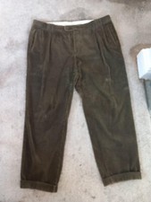 Corduroy green mens for sale  SOUTHSEA