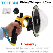 Estojo impermeável TELESIN porta cúpula mergulho 30m para GoPro Hero 10/9/8/7/6/5 comprar usado  Enviando para Brazil