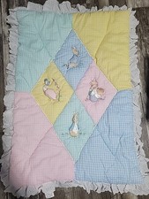Berço vintage Peter Rabbit Quiltex Beatrix Potter excelente cor feito nos EUA comprar usado  Enviando para Brazil