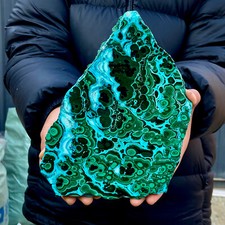 2,1 lb de sílica natural crisocola malaquita cristal quartzo floco espécime mineral comprar usado  Enviando para Brazil