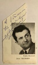 Autographe jean richard d'occasion  Le Perreux-sur-Marne