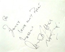 Christopher neame signed for sale  ST. NEOTS