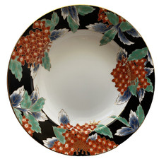 Tigela de sopa Fitz & Floyd Fleurs Chinoises aro grande porcelana fina Japão 9 1/4" comprar usado  Enviando para Brazil