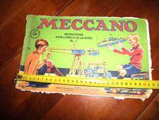 Meccano catalogue instructions d'occasion  Saint-André-de-Cubzac