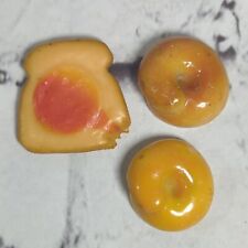 Lote de 3 ímãs de geladeira vintage de borracha para alimentos donut bagel  comprar usado  Enviando para Brazil