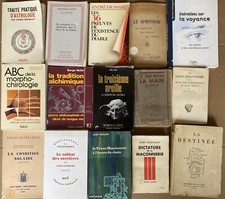 Réunion volumes ésotérisme d'occasion  Margny-lès-Compiègne