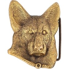 Fivela de cinto vintage Nos bronze pastor alemão Gsd Dog K9 polícia canina belga anos 70 comprar usado  Enviando para Brazil