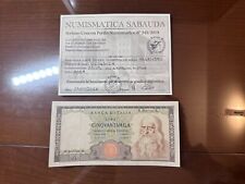 Banconota lire 50000 usato  Rivoli