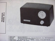 Delmonico radio receiver for sale  Vermont