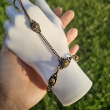 Pulseira de escravo vintage anel olho de tigre tamanho ajustável ornamentado  comprar usado Pulseira de escravo vintage anel olho de tigre tamanho ajustável ornamentado  comprar usado  Enviando para Brazil