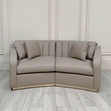 Faux leather curved for sale  ISLEWORTH