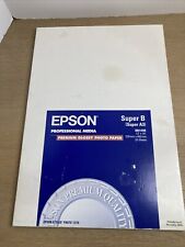 Papel fotográfico brilhante Epson Professional Media Super B 13”x19” S041289 16 FOLHAS comprar usado  Enviando para Brazil