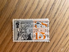 Timbre usa liberty d'occasion  Hyères