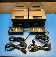 Usado, Lote de 2 impressoras multifuncionais Epson TM-H6000III M147G com adaptadores CA - para peças comprar usado  Enviando para Brazil