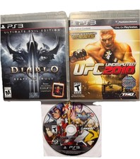 Lote de jogos retrô OG PS3 3, Diablo 3 ROS, UFC Und. 2010, BlazBlue Chronoplantasma comprar usado  Enviando para Brazil