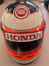 Usado, Capacete Rubens Barrichello 2006 - escala 1/2 Lucky Strike Honda F1 raro comprar usado  Enviando para Brazil