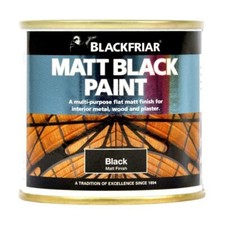 Pintura negra mate Blackfriar 500 ml segunda mano  Embacar hacia Mexico