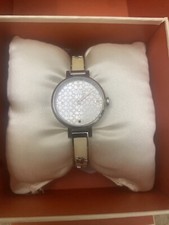 Relógio Coach Studio pulseira pulseira estrelas brancas 14501115 raro comprar usado  Enviando para Brazil