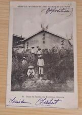 Old postcard jardin d'occasion  Expédié en Belgium