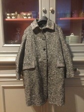 Cappotto bianco nero usato  Roma