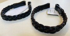 Plaited browband black for sale  USK