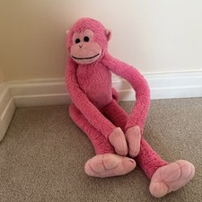 Pink monkey hanging for sale  UK
