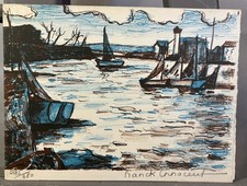 Franck innocent lithographie d'occasion  Vannes