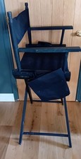 Directors chair black for sale  RETFORD