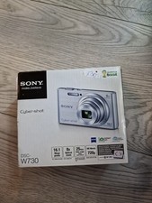 Sony DSC-W730 srebrny aparat fotograficzny cyfrowy compatta - Carl Zeiss 16.1 MP 8X CCD  na sprzedaż  Wysyłka do Poland