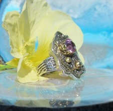 Ring schild lila gebraucht kaufen  Zell
