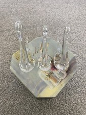 Glass swan ornaments. for sale  SHEFFIELD