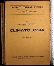 Climatologia. giuseppe crestan usato  Ariccia