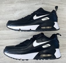 Tênis esportivo confortável Nike Air Max 90 preto e branco juvenil tamanho 3Y comprar usado  Enviando para Brazil