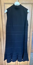 Vestido midi Akris Punto preto sem mangas tamanho 16 comprar usado  Enviando para Brazil