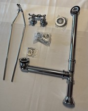 Kits de torneira e drenagem de banheira cromada R M com pés de garra com suprimentos de instalação comprar usado Kits de torneira e drenagem de banheira cromada R M com pés de garra com suprimentos de instalação comprar usado  Enviando para Brazil