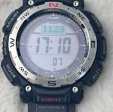 Usado, Relógio CASIO PROTREK linha de escalada rádio biomassa solar plástico PRW-3400-1JF masculino comprar usado  Enviando para Brazil