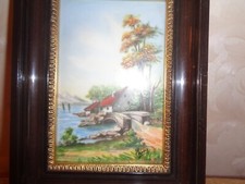 Tableaux email porcelaine d'occasion  France