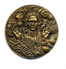 Médaille bronze agriculture d'occasion  Meulan en Yvelines